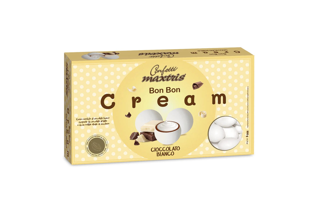 Maxtris Sugared Almonds Bon Bon Cream White Chocolate 900 Gr