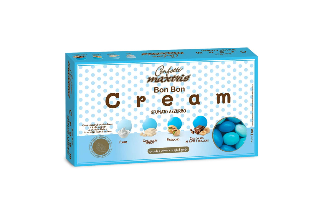 Maxtris Sugared Almonds Bon Bon Cream Shaded Blue 900 Gr