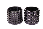 ARPIMEX Glass Jar D 9.5 Cm H 8.5 Cm Mix 2 Pcs Black