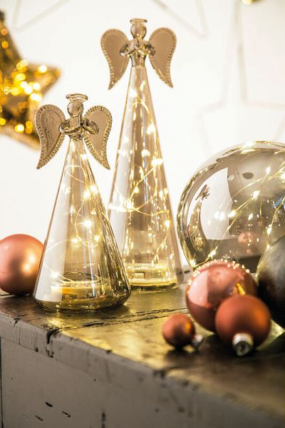 tognana tognana sfera natale con led d 15 cm christmas smoke vetro grigio ean 8056444025972