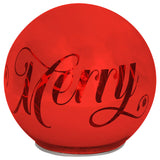 tognana tognana sfera natale con led d 12 cm christmas mirror red vetro rosso ean 8056444359251