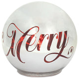 tognana tognana sfera natale con led d 12 cm christmas mirror silver vetro rosso ean 8056444359268