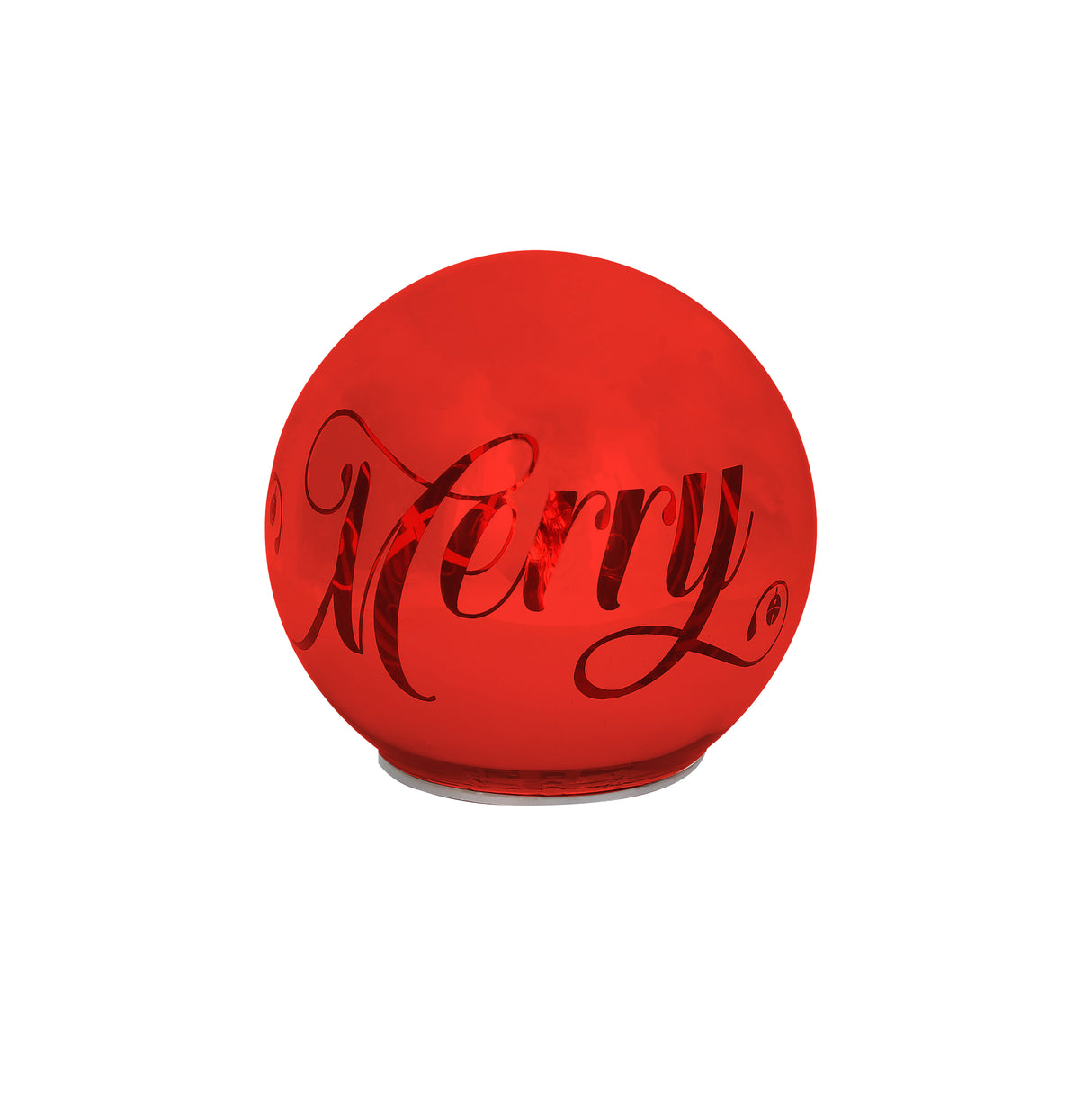 tognana tognana sfera natale con led d 18 cm christmas mirror red vetro rosso ean 8056444359435