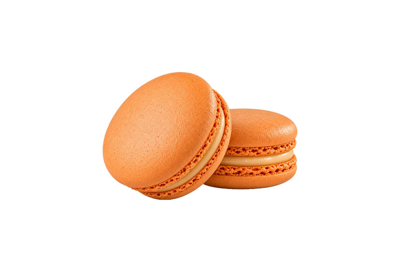 Maxtris Macarons Caramello Salato 70 g 5 Pezzi Senza Glutine – Dolcetti Macarons al Gusto Caramello Salato per Feste, Confettate e Idee Regalo