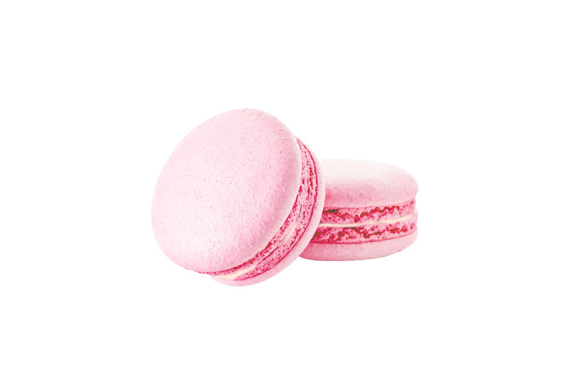 Maxtris Macarons Yogurt Pink 70 g 5 Pcs – Almond Macaron Sweets with Creamy Yogurt Filling for Parties, Sugared Almond Displays and Gift Ideas