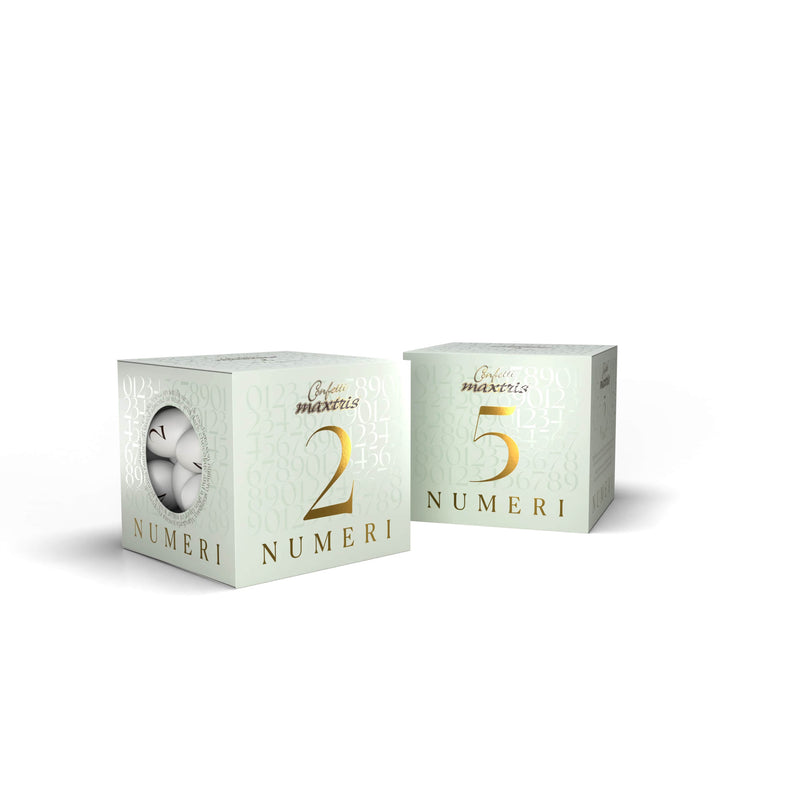 maxtris maxtris numeri 50 confetti ciocomandorla 200 gr ean 8022470874242