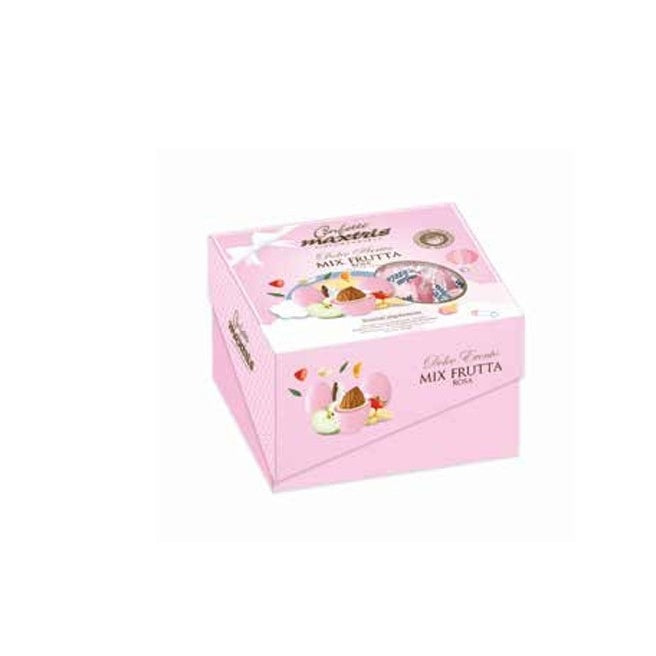 Maxtris Sugared Almonds Sweet Event Fruit Pink 500 Gr