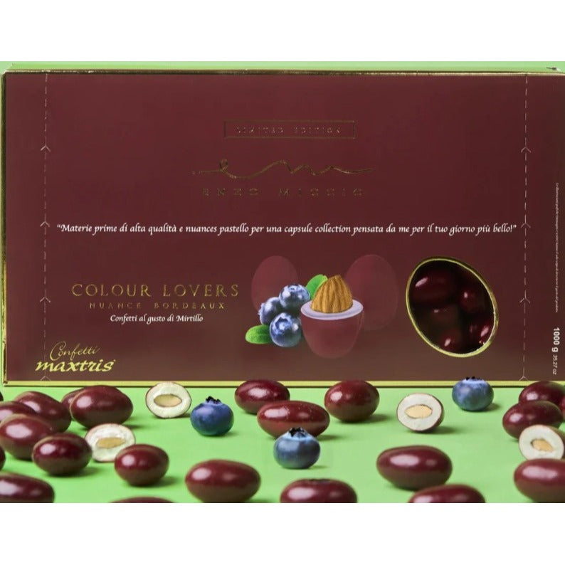 Maxtris Sugared Almonds Enzo Miccio Nuance Forest Bordeaux Blueberry 1 Kg