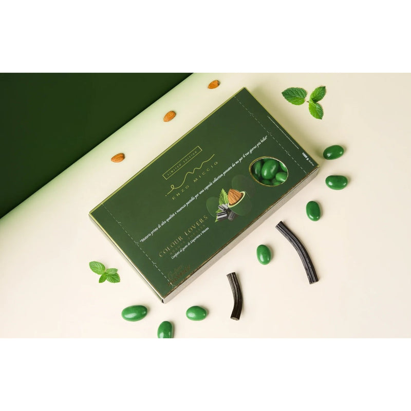 Maxtris Sugared Almonds Enzo Miccio Nuance Forest Liquorice and Mint 1 Kg