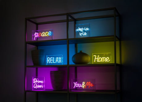WD LifeStyle Neon Sign with Plexiglass Frame 23 x 13 cm Spritz Decoration