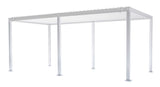 Moia Greenwood Pergola Texas 3 x 6 Cm Bianco