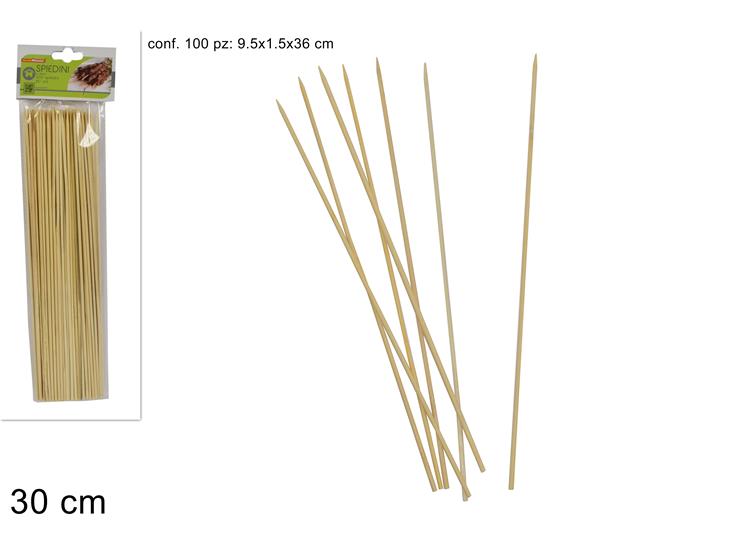 Bamboo Skewers 30cm 100pcs