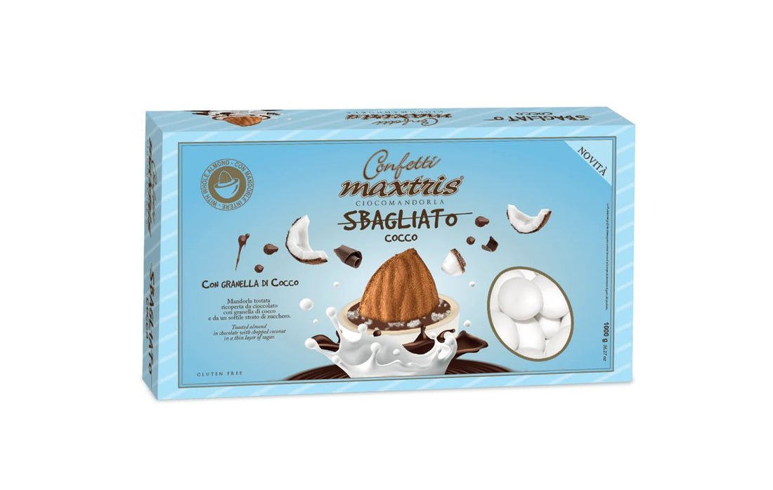 Maxtris Sugared Almonds Sbagliato Coconut 1 Kg