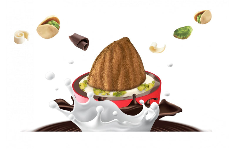 Maxtris Sugared Almonds Sbagliato with Red Pistachio 1 Kg