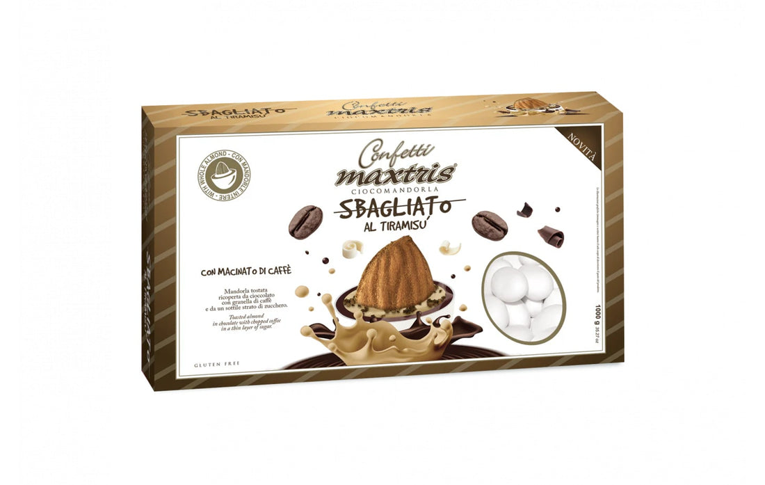 Maxtris Sugared Almonds Sbagliato with Tiramisu 1 Kg