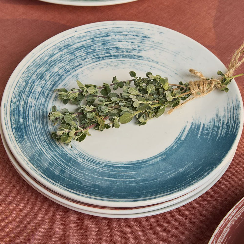 Tognana Madison Nanami 18-Piece Porcelain Tableware Set Multicolour – Complete Table Setting for 6 Persons