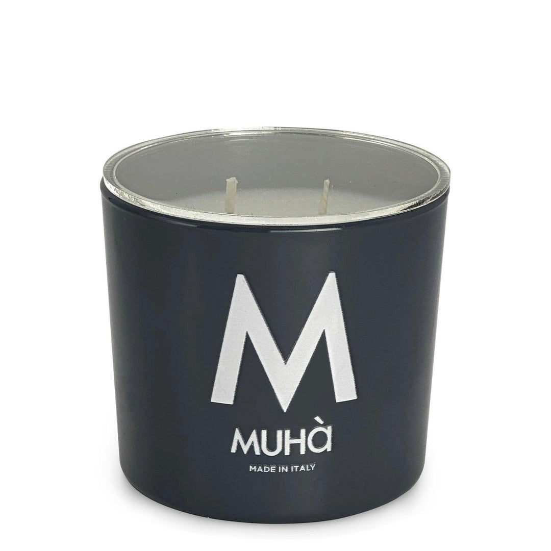 Muhà Scented Candle Cotton Flowers 500 g Ø10.5xH11.9 cm – Aromatic Decorative Candle for the Home and Gift Idea