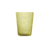 Zani Serafino Memento Tumbler Kiwi Water Glass in Colored Glass