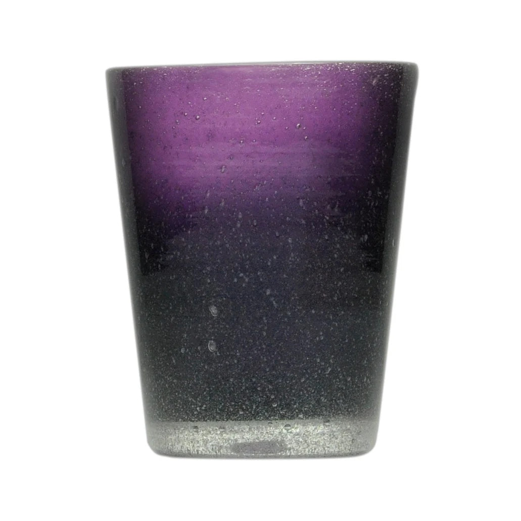 Zani Serafino Violet Glass Water Tumbler 30cl in Glass Paste