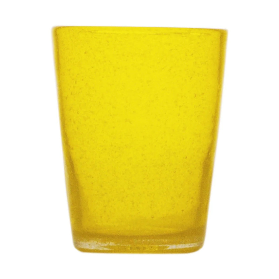 Zani Serafino Memento Yellow Transparent Water Glass 30cl in Glass Paste