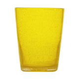 Zani Serafino Memento Yellow Transparent Water Glass 30cl in Glass Paste