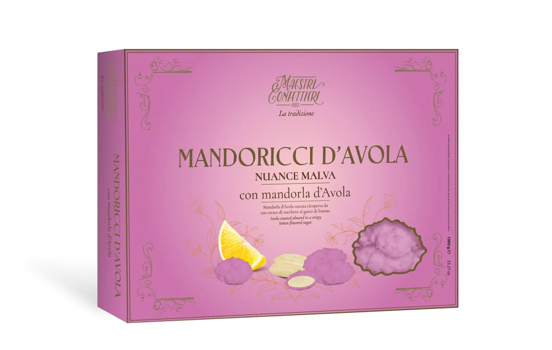 Maxtris Sugared Almonds Mandoricci D'Avola Nuance Mauve 1 Kg