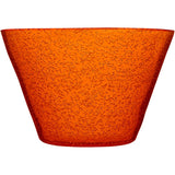 Zani Serafino Small Bowl Memento Synth in Acrylic D 11.50 Cm Orange