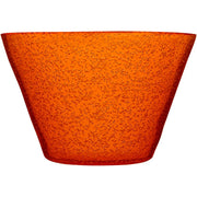 Zani Serafino Small Bowl Memento Synth in Acrylic D 11.50 Cm Orange