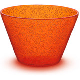Zani Serafino Small Bowl Memento Synth in Acrylic D 11.50 Cm Orange