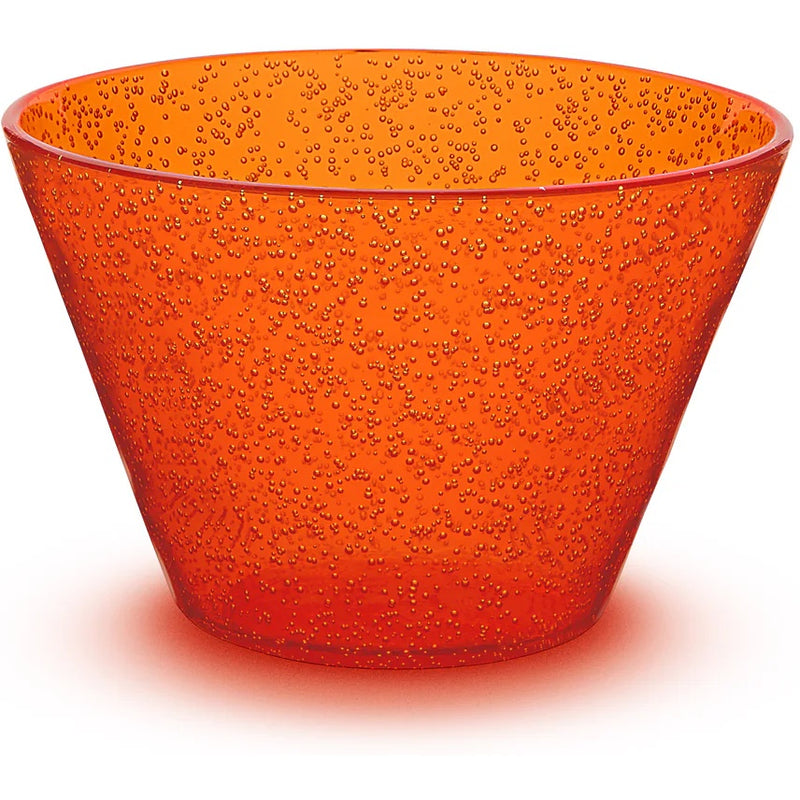 Zani Serafino Small Bowl Memento Synth in Acrylic D 11.50 Cm Orange
