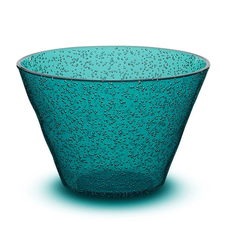 Zani Serafino Memento Synth Bowl Petrol Metacrylate Salad Bowl Centerpiece