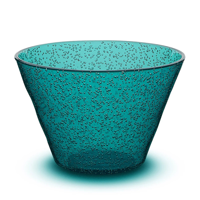 Zani Serafino Memento Synth Bowl Petrol Metacrylate Salad Bowl Centerpiece