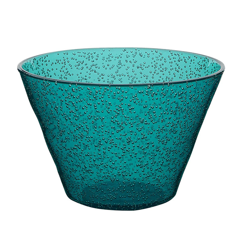 Zani Serafino Memento Synth Bowl Petrol Metacrylate Salad Bowl Centerpiece