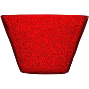 Zani Serafino Small Bowl Memento Synth in Methacrylate D 11.50 Cm Red Color