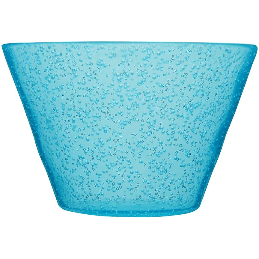 Zani Serafino Small Bowl Memento Synth in Acrylic D 11.50 Cm Turquoise Color