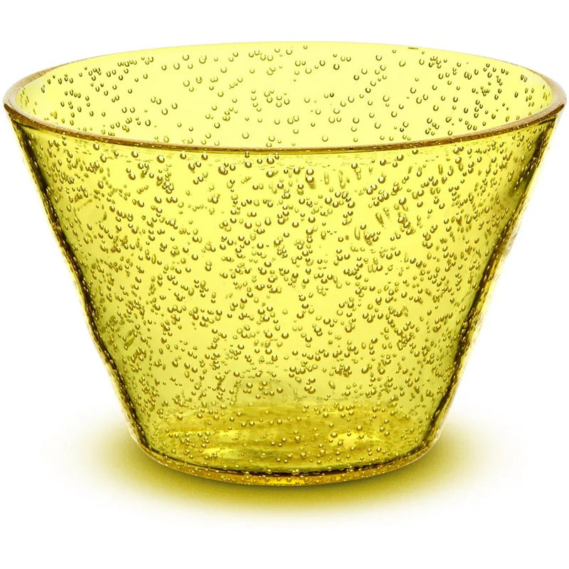 Zani Serafino Small Bowl Memento Synth in Methacrylate D 11.50 cm Yellow