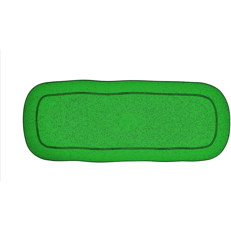 Zani Serafino Large Rectangular Tray Memento Synth in Emerald Methacrylate