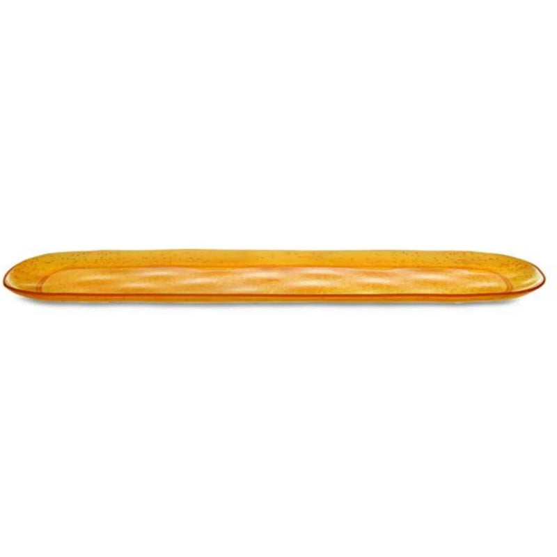 Zani Serafino Large Rectangular Tray Memento Synth in Mandarin Methacrylate