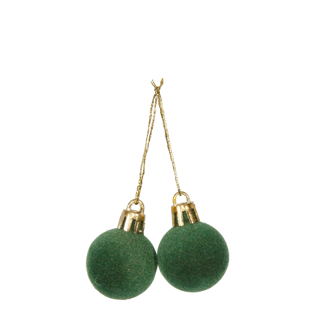 Piovaccari Set of 12 Dark Green Christmas Bells Ø2 cm – Decorative Little Bells for Christmas Trees, Garlands, Decorations and DIY