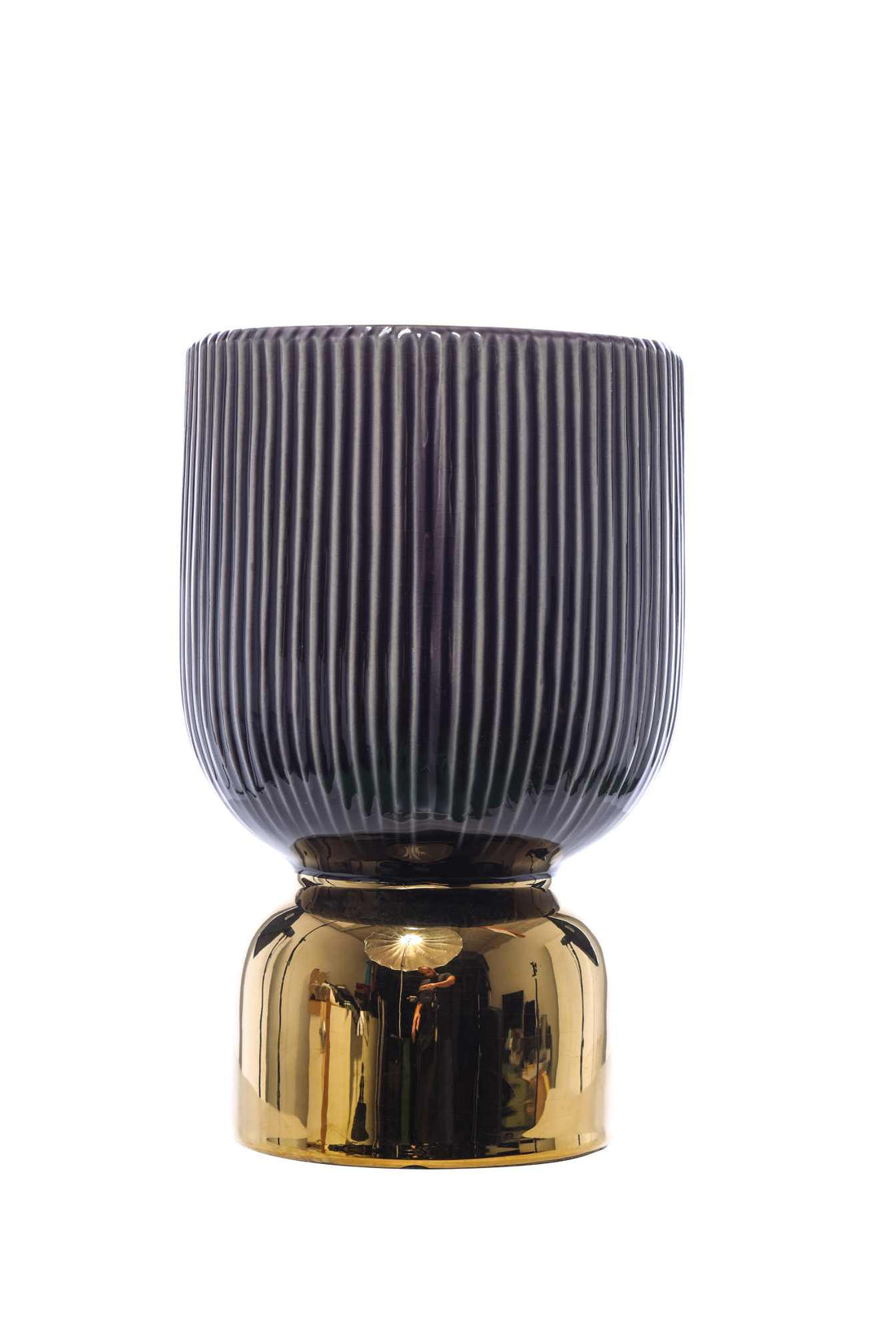 ARPIMEX Ceramic Vase 16 x 16 x 27 Cm Purple