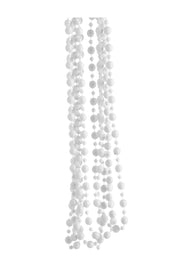 ARPIMEX Christmas Necklace Plastic Pearls D 8 Mm 2.7 Mt White