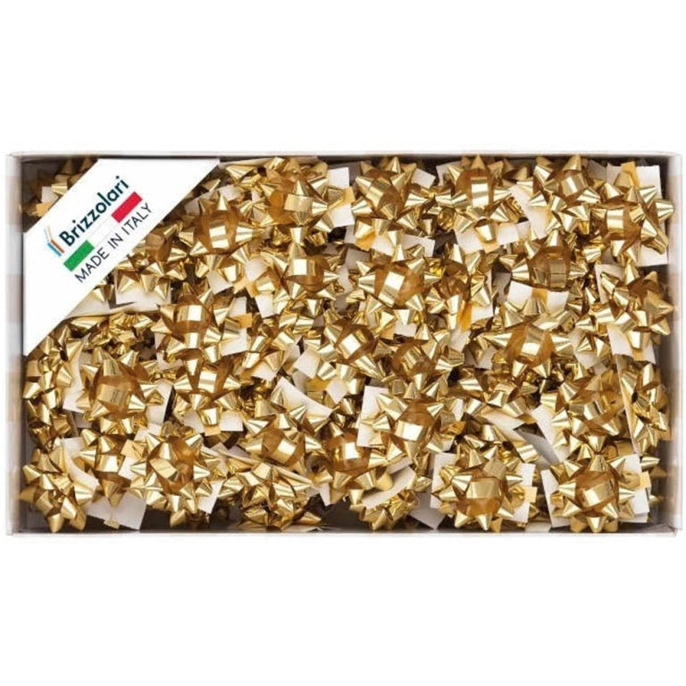 Brizzolari Rosette Star Splendid Gold 6.5mm 100 pieces