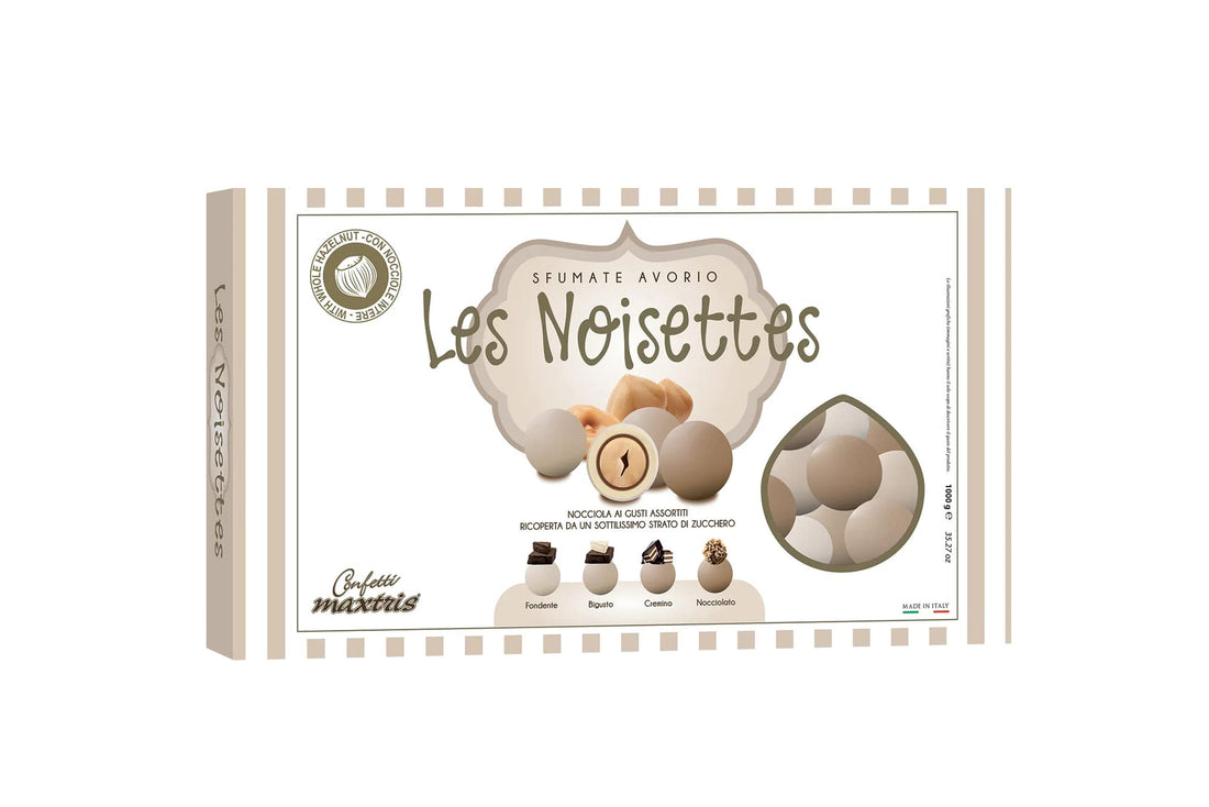 Maxtris Sugared Almonds Cioconocciola Les Noisette Shaded Ivory 1 Kg