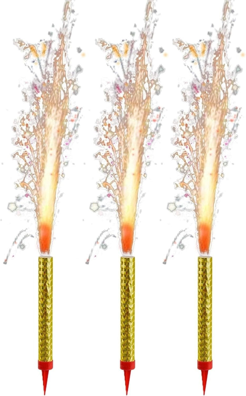 The Arollaio Magic Flambe Fountain Candles 3 Pcs