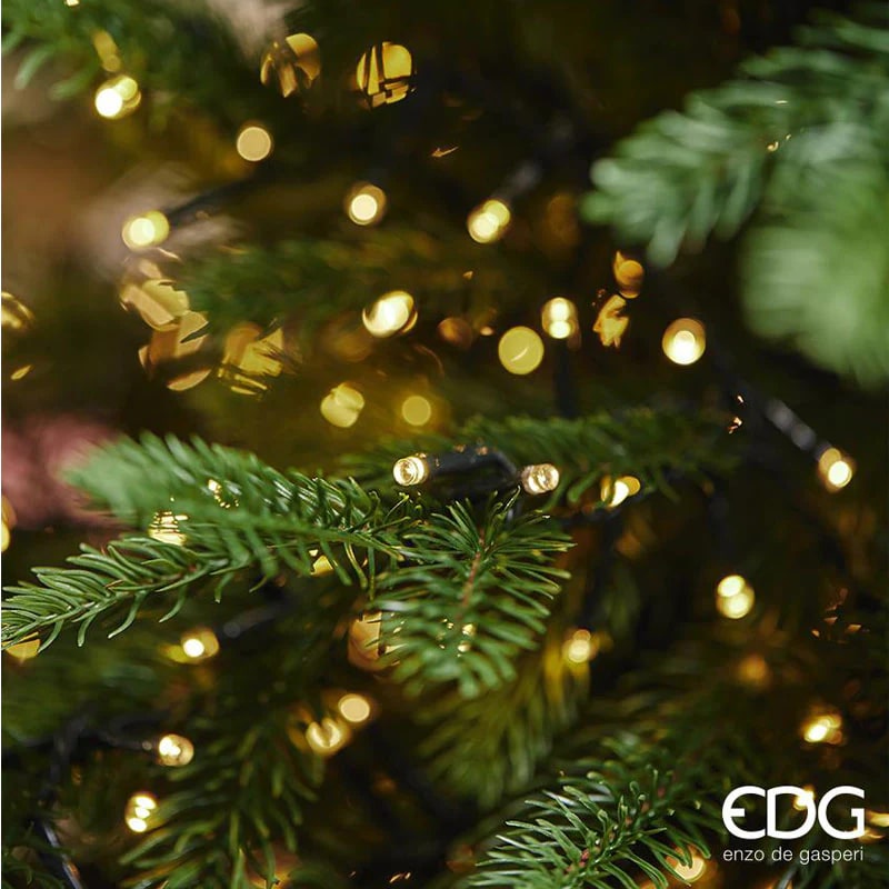 EDG_Enzo De Gasperi Albero di Natale Pino Luxury H 240 Cm D 152 Cm con 5.000 Led Verde - OFFERTA ULTIMO PEZZO