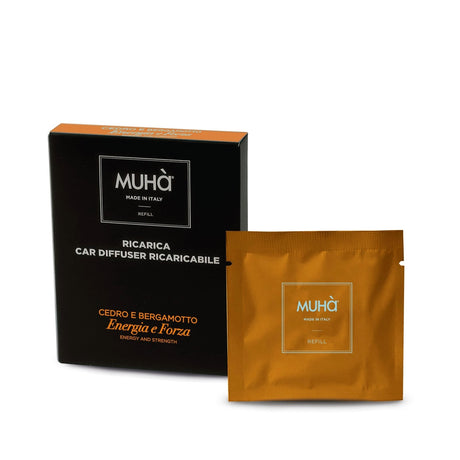 Muhà Refill Auto Cedro e Bergamotto - Car Diffuser Refill