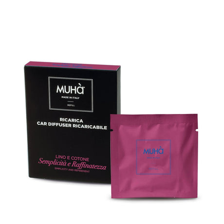 Muhà Refill Car Auto Linen and Cotton - Diffuser Refill