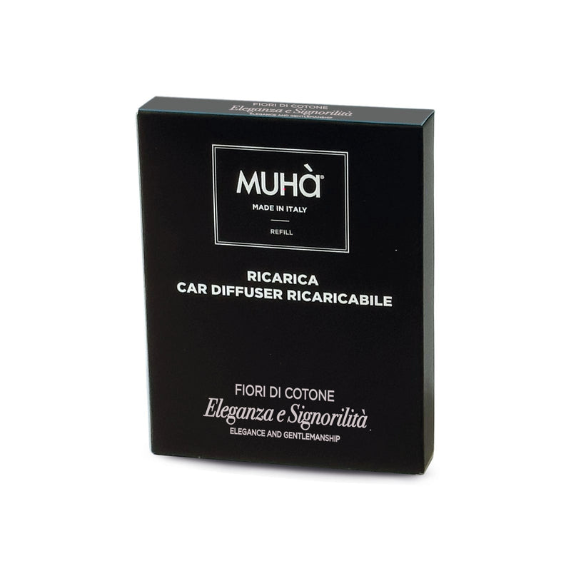 Muhà Refill Car Fiori di Cotone - Ricarica Profumatore Auto