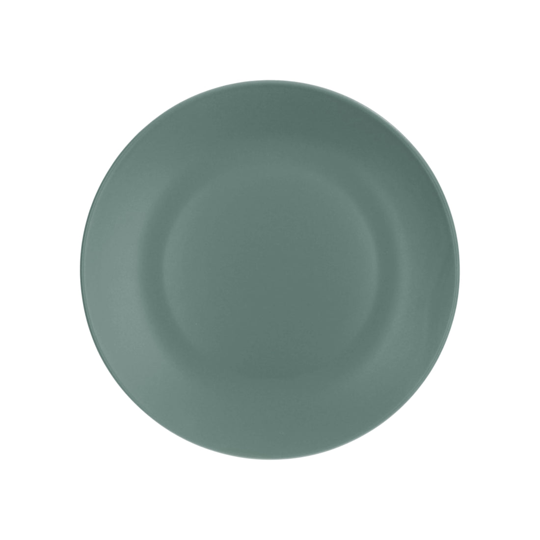 Tognana Ritual Super Strong Flat Plate in Green Stoneware Ø26xH2.5 cm – Resistant Stoneware Plate for the Table
