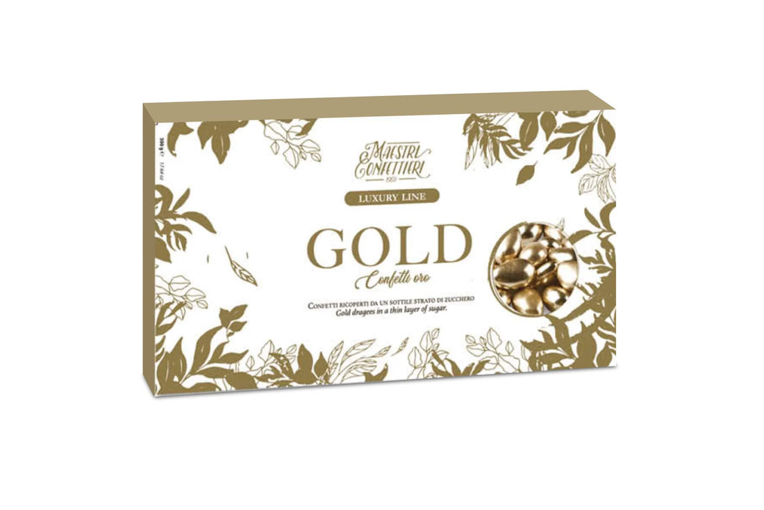 Maxtris Sugared Almonds Le Classiche Royal Gold Luxury 500 Gr